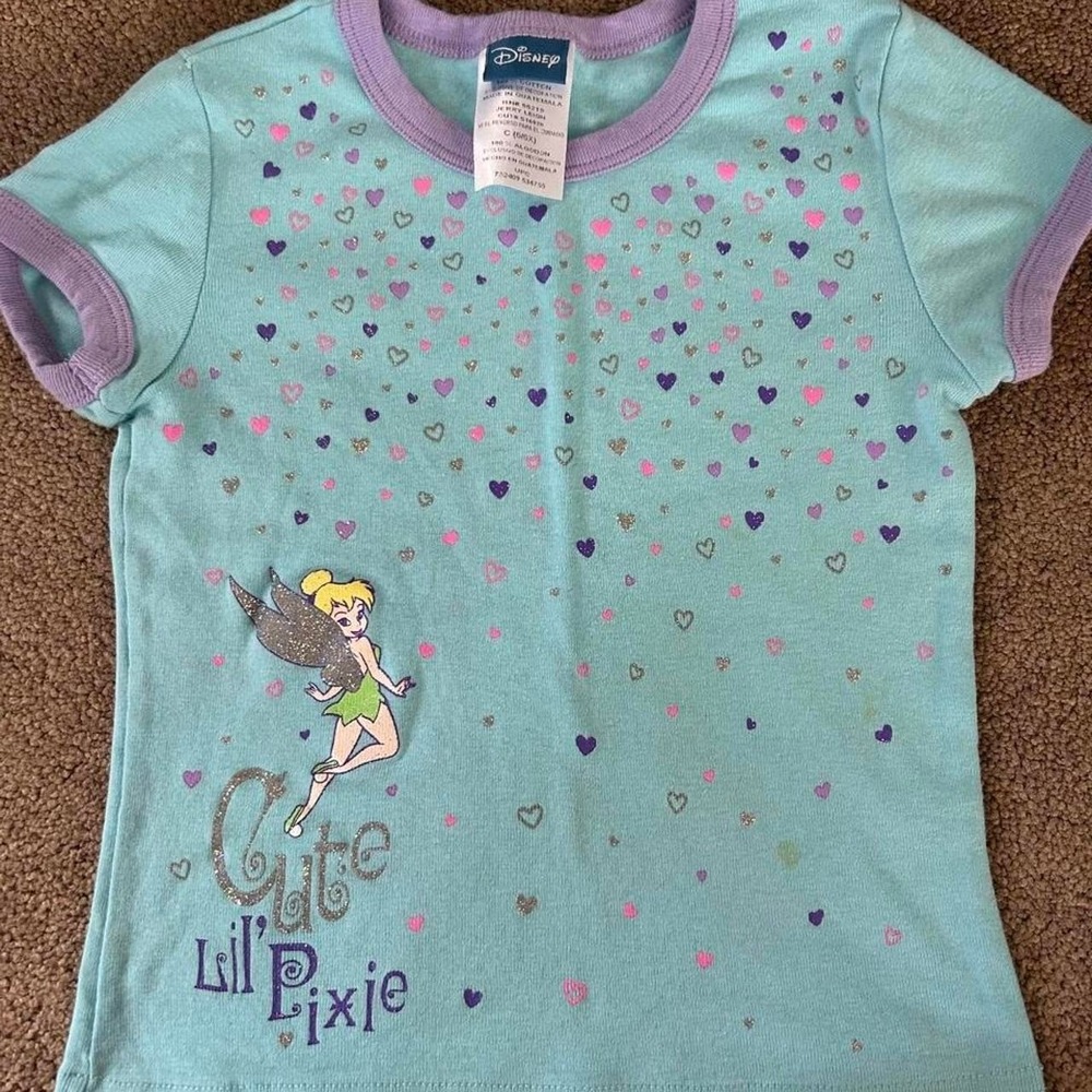 Vintage Disney brand tinker bell shirt size 6/6X